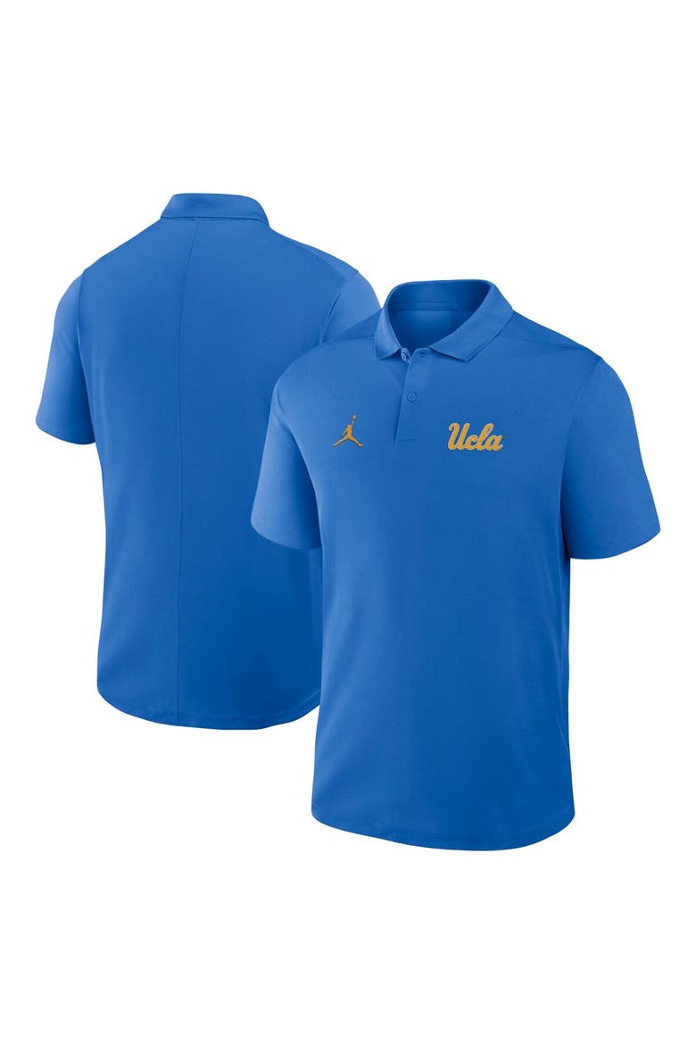 Men's Jordan Brand Blue UCLA Bruins Primetime Victory Primary Logo Performance Polo, Alternate, color, Blue