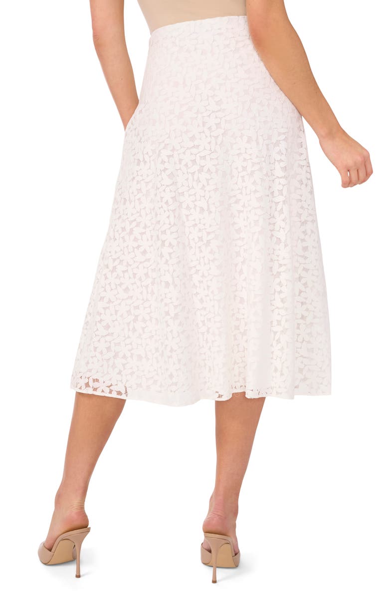 CeCe Floral Lace Skirt, Alternate, color,