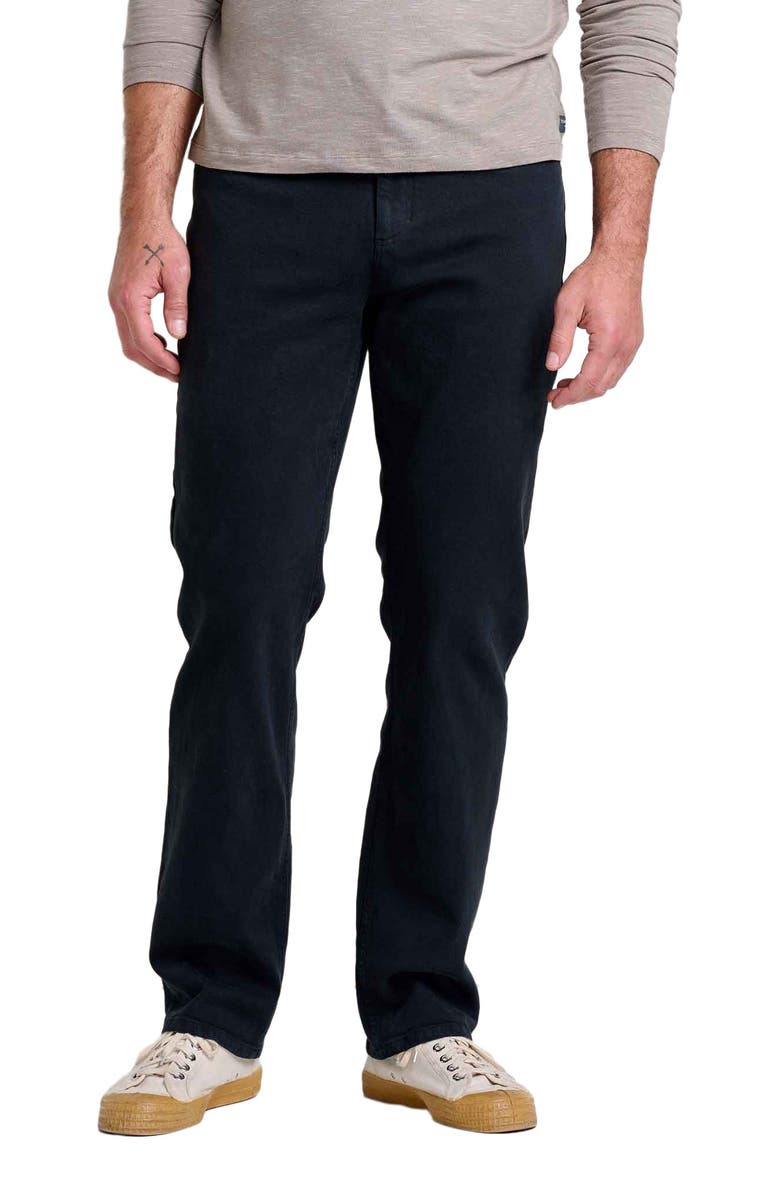 Toad & Co Men's Balsam 5 Pkt Pant, Main, color, Washed Black
