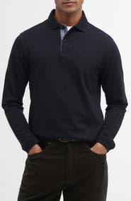Barbour Essential Long Sleeve Piqu2 Polo