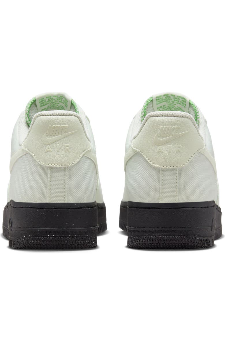 Nike Air Force 1 '07 LV8 Sneaker, Alternate, color, Sea Glass/ Black/ Chlorophyll