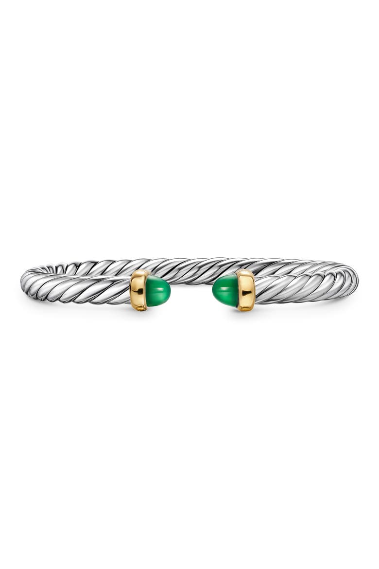 Cablespira® Flex Bracelet, 6mm, Main, color, GREEN ONYX