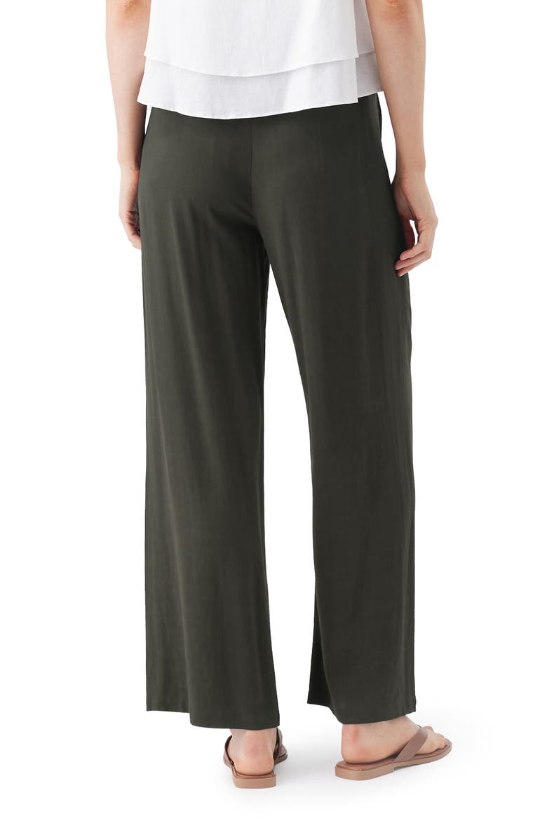 Wide Leg Tencel Pant, Alternate, color, Olive