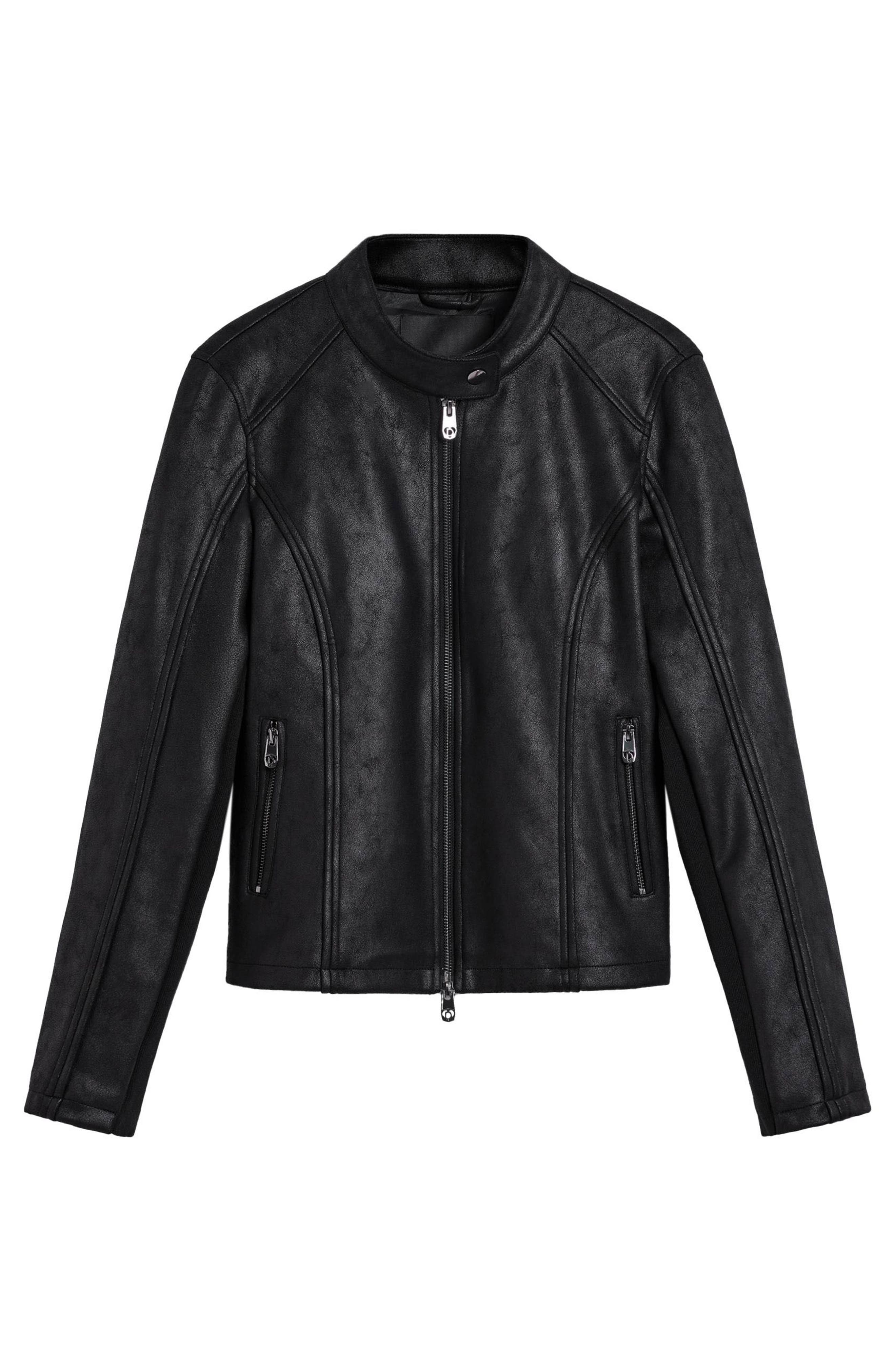 Женские Desigual Faux Leather Jacket — фото 5