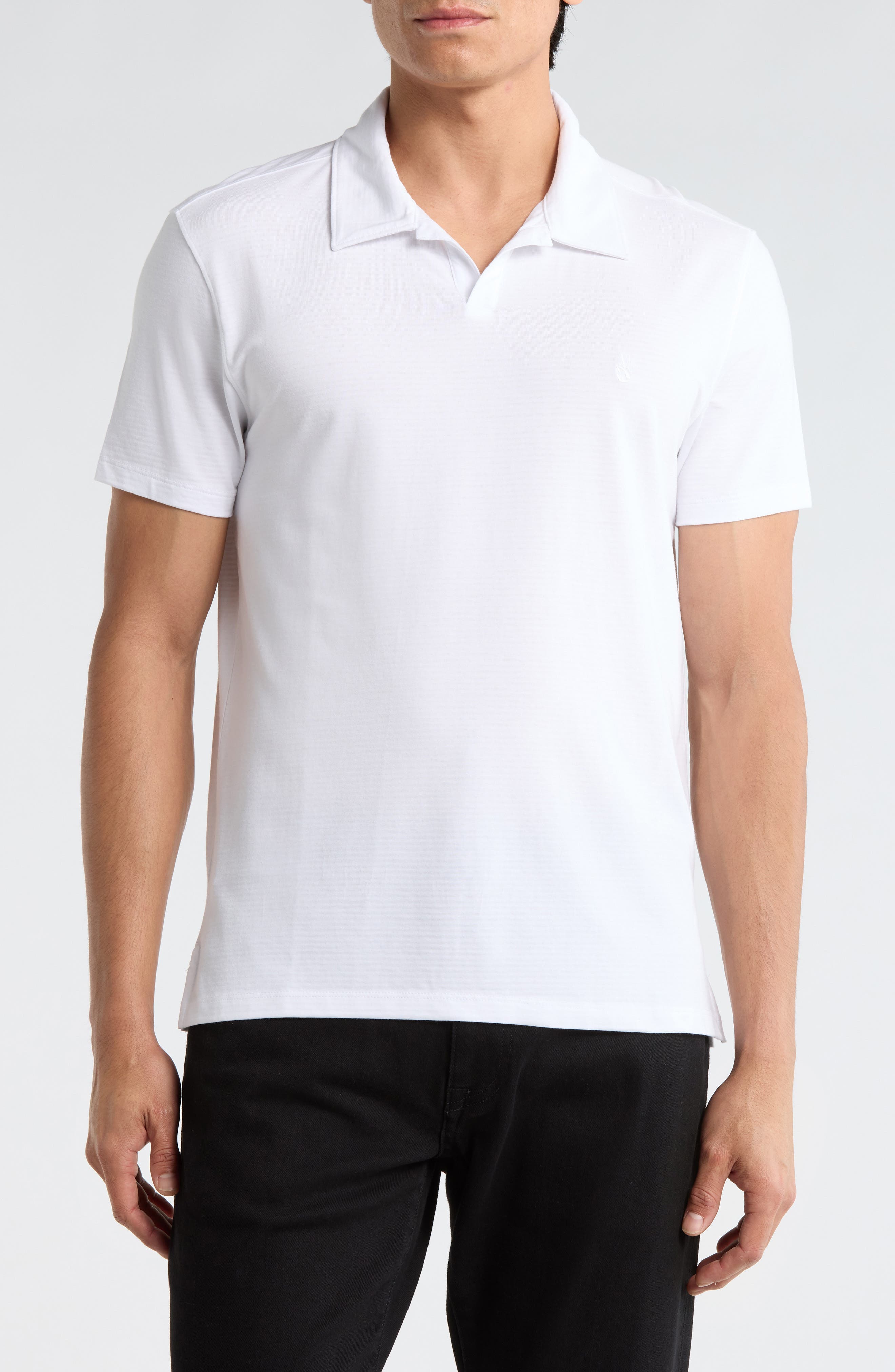 John Varvatos Fillipo Feeder Stripe Polo