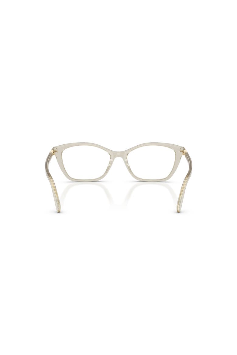 54mm Rectangle optical glasses, Alternate, color, Beige