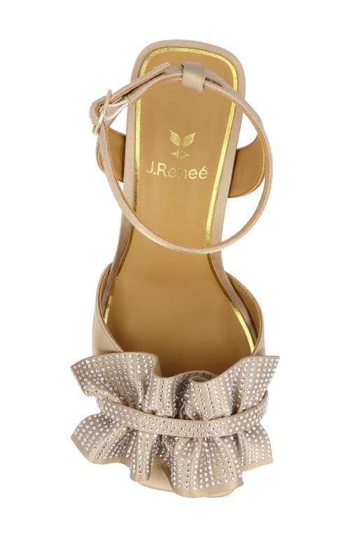 J. Reneé Almita Ankle Strap Sandal In Neutral