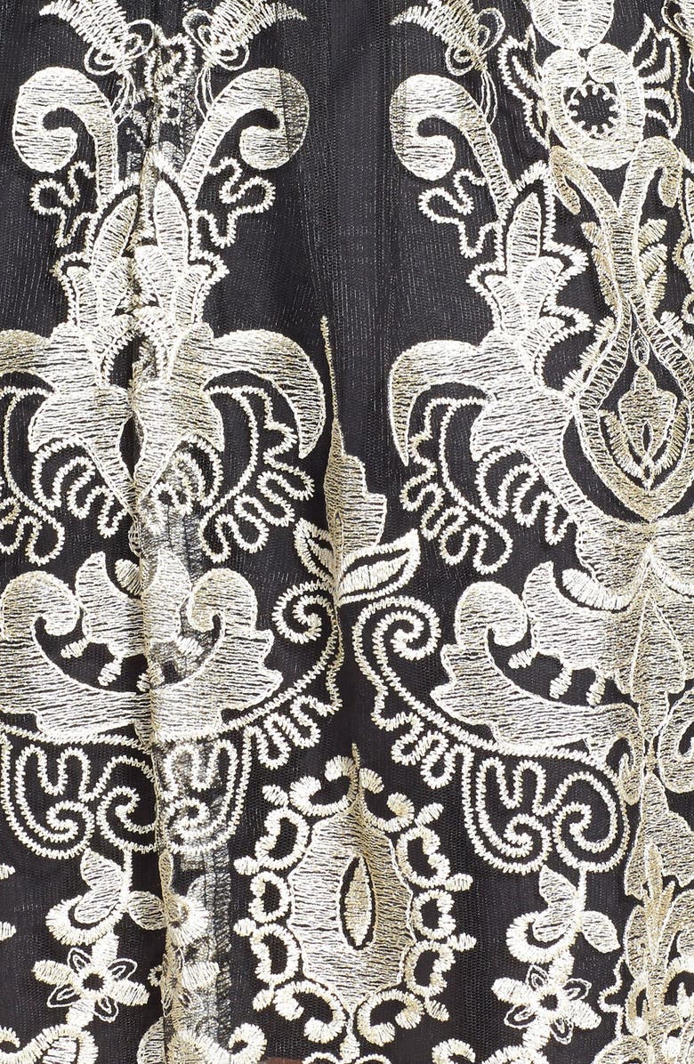 ASTR the Label ASTR Embroidered Sleeveless Dress, Alternate, color,