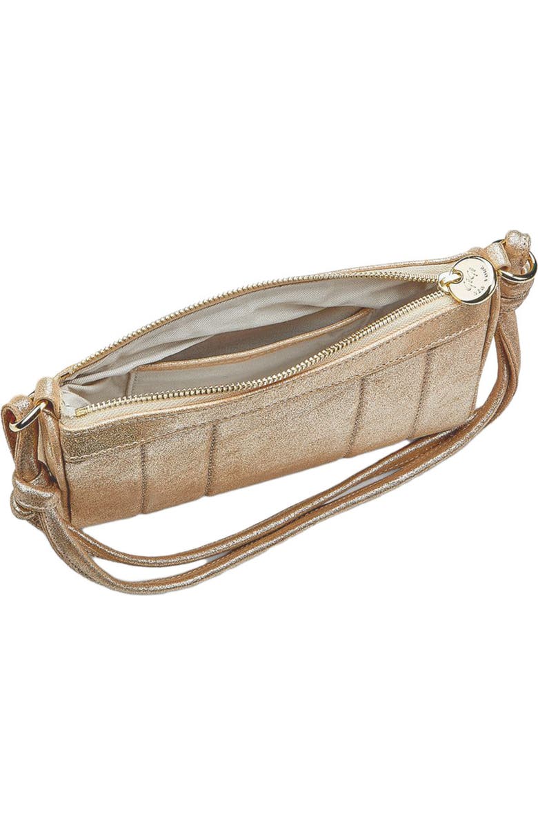 GiGi New York MAGGIE SHOULDER BAG, Alternate, color, Platinum Metallic