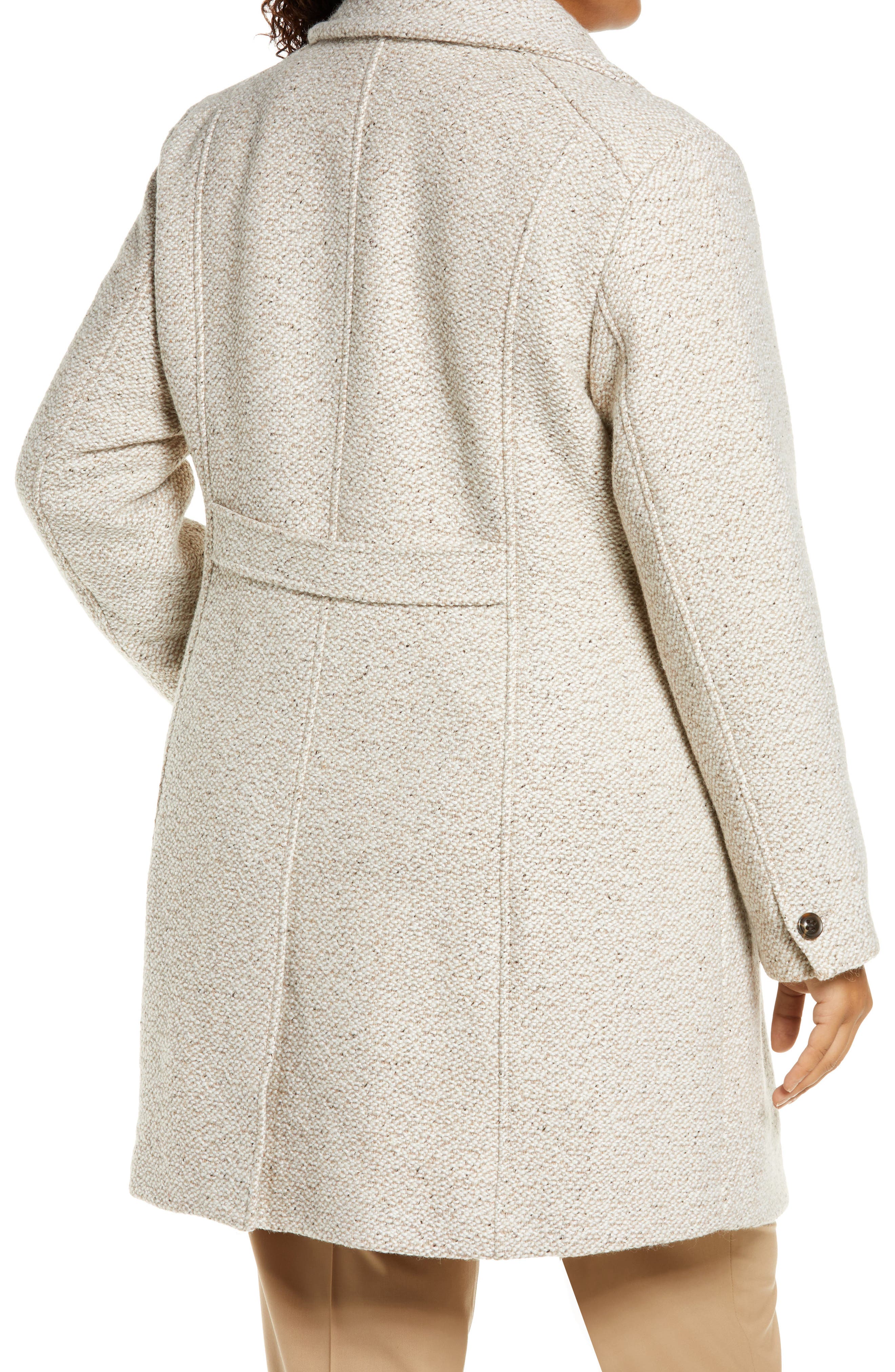 Notch Collar Tweed Coat - image 4