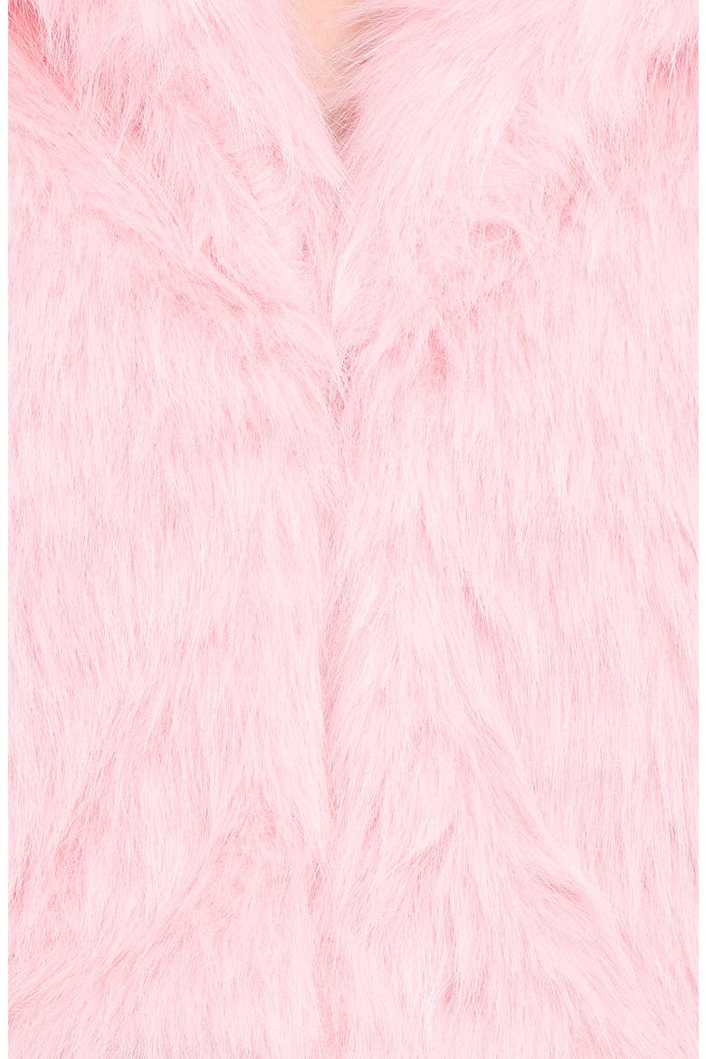 Bobbi Faux Fur Jacket, Alternate, color, PINK