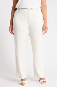 Eileen Fisher HIGH WAISTED STRAIGHT F/L TROU