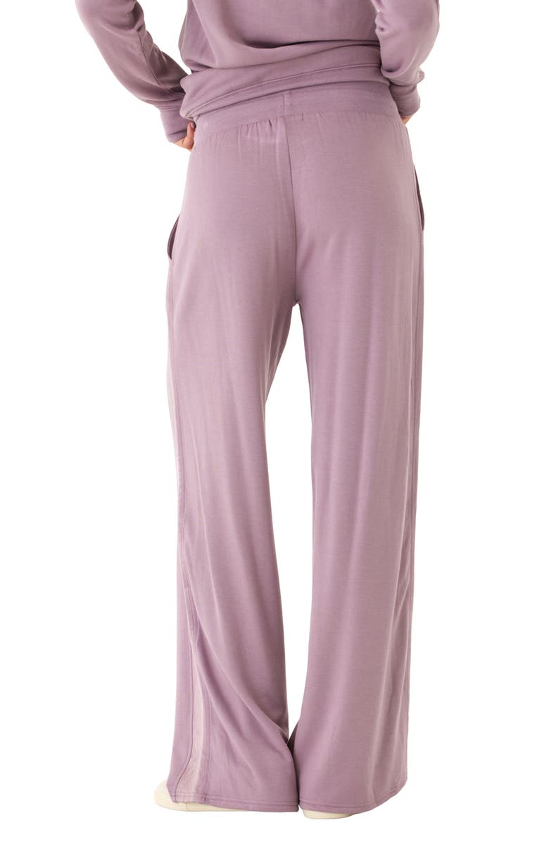 Threads 4 Thought Diane Fleece Wide Leg Sweatpants, Alternate, color, Twilight