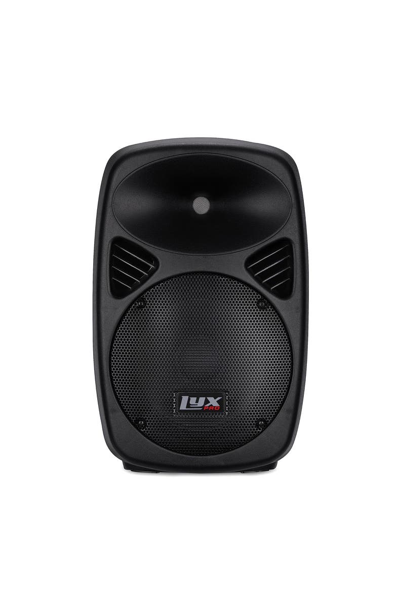 Lyxpro Portable PA Speaker Powered, PA System with Equalizer SD Slot & Built-in Bluetooth, Main, color, Black