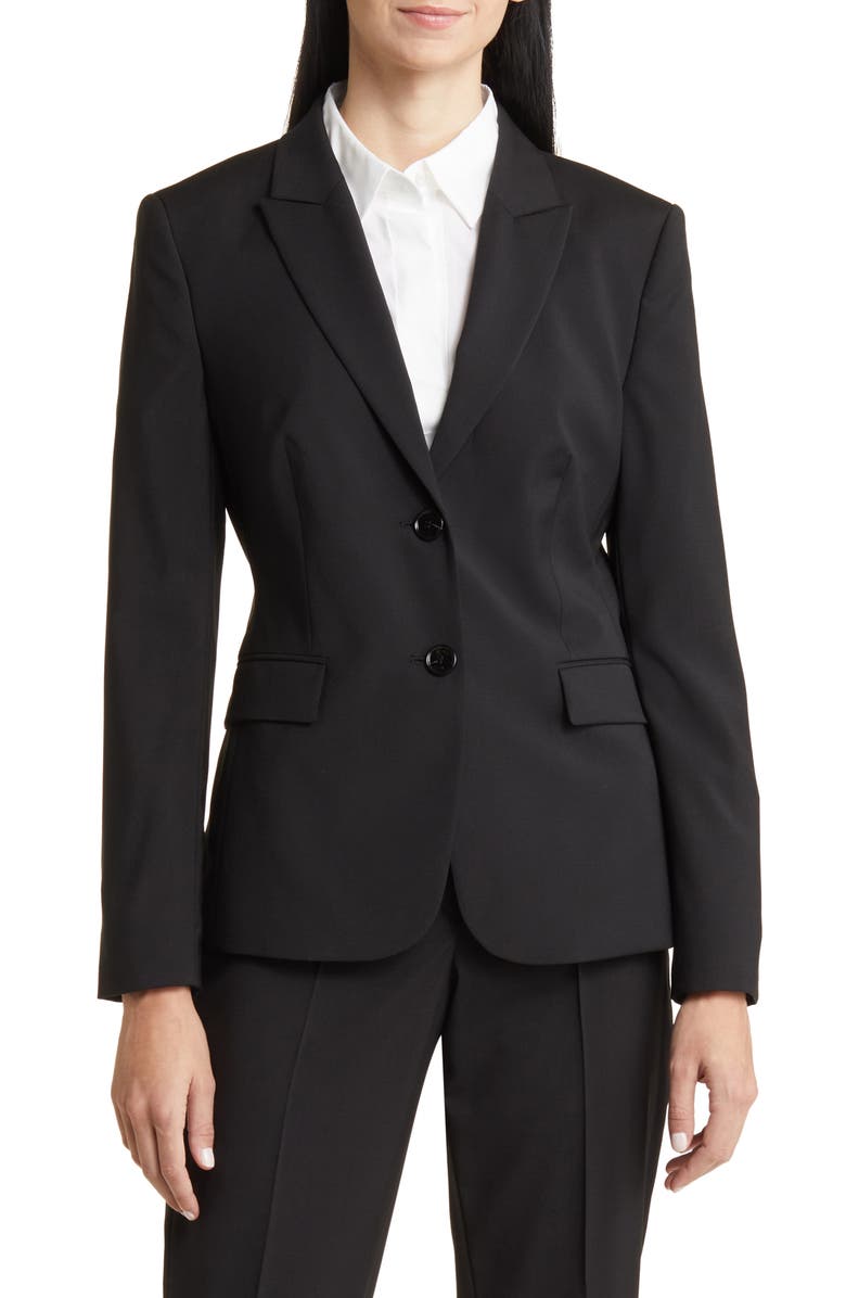 BOSS Juleah Virgin Wool Blazer, Main, color,