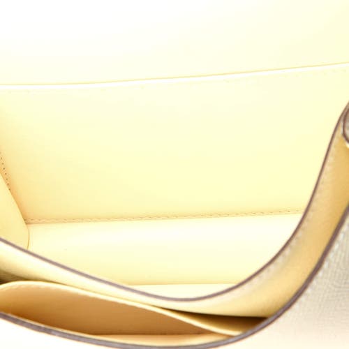 Pre-owned Hermes  Hermes Constance Bag Epsom 18 In Neutral