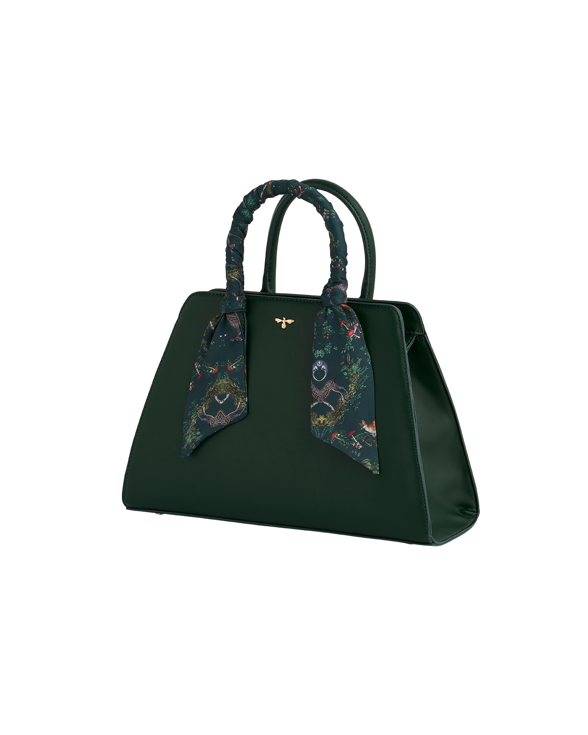 Fable England Into the Woods Green Structured Tote Medium, Alternate, color, 