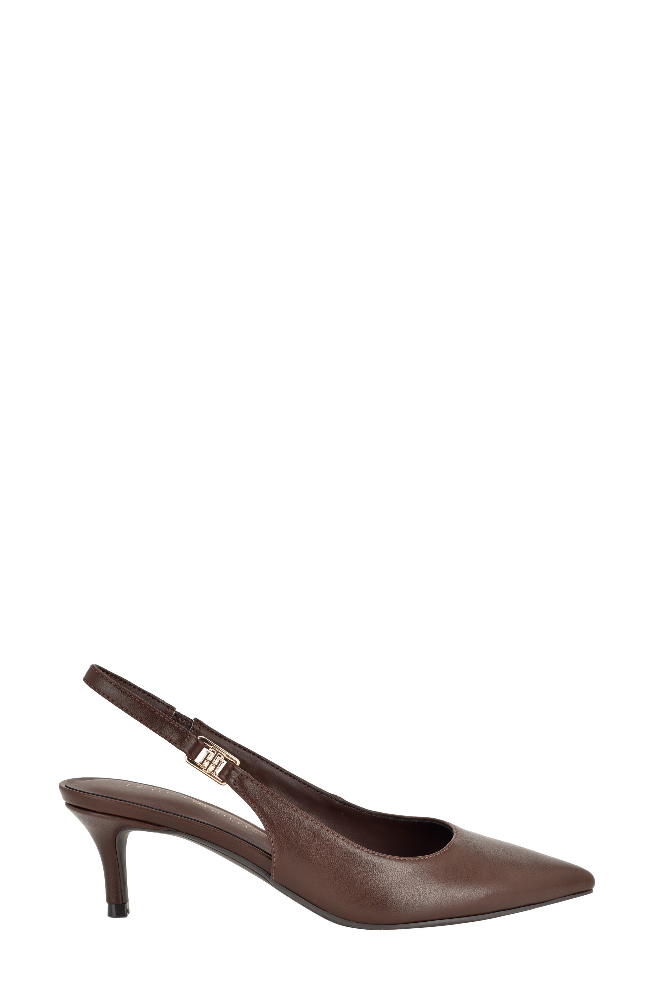 Tulley Faux Leather Slingback Pump, Alternate, color, MEDIUM BROWN