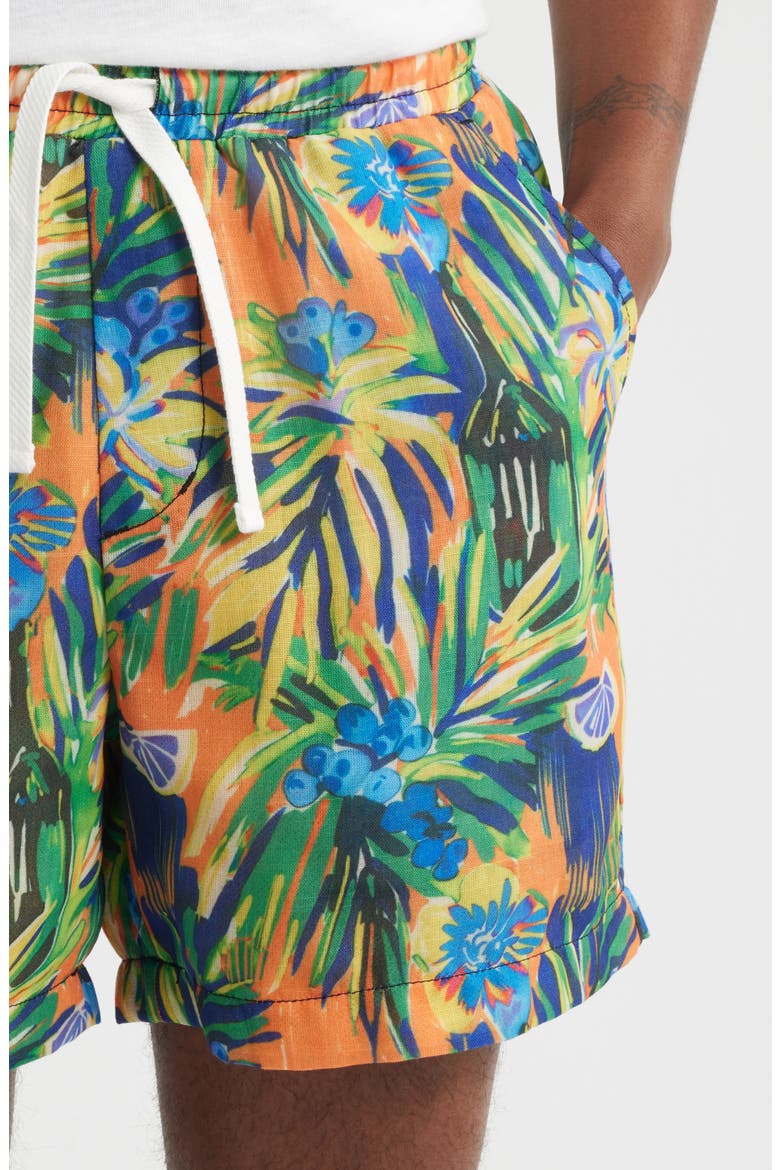 Palm Shorts, Alternate, color, YELLOW