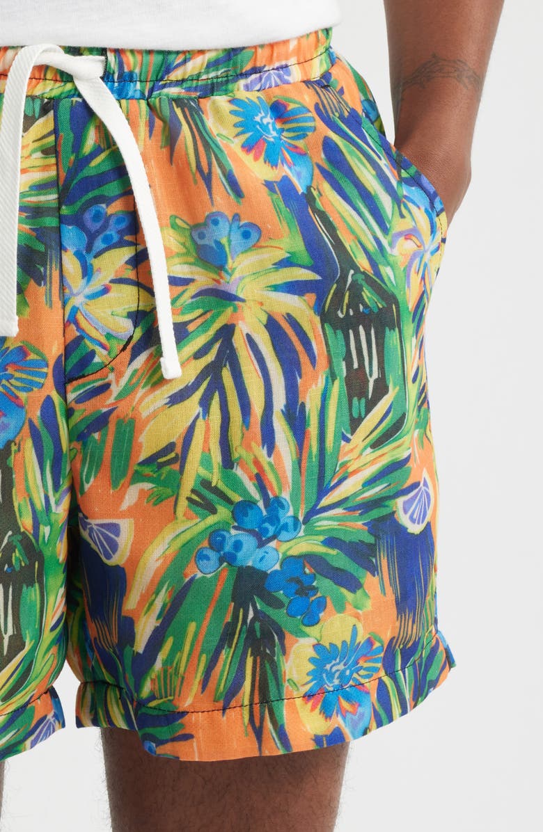 RIZORT Palm Shorts, Alternate, color, Yellow