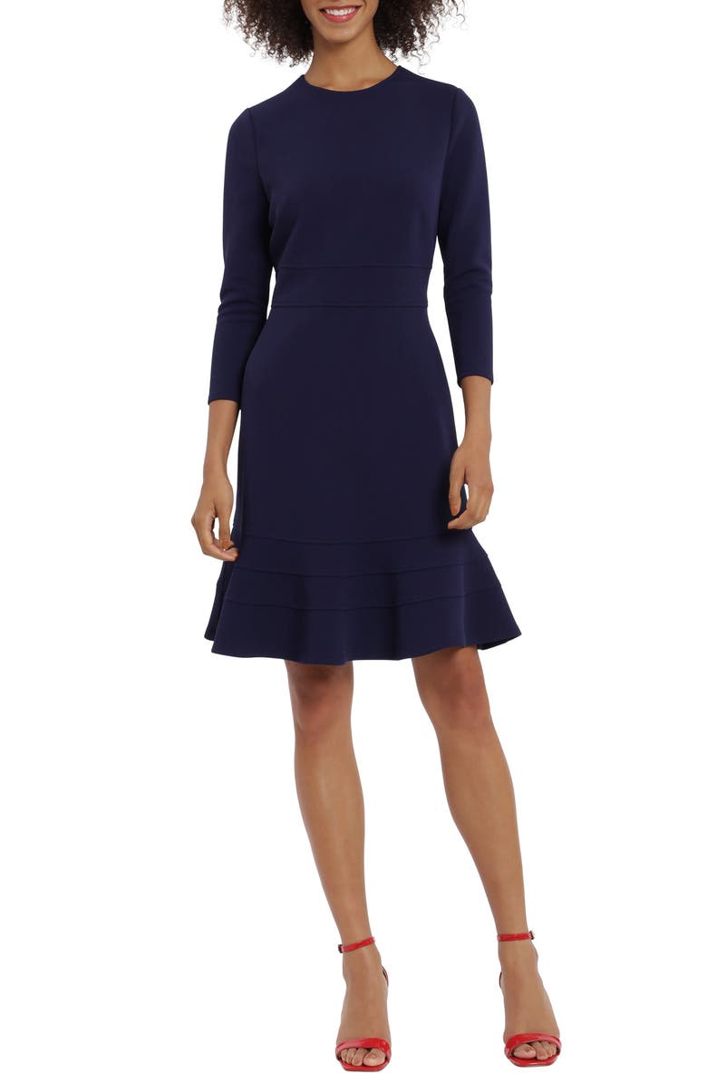 Maggy London Fit & Flare Dress, Main, color,