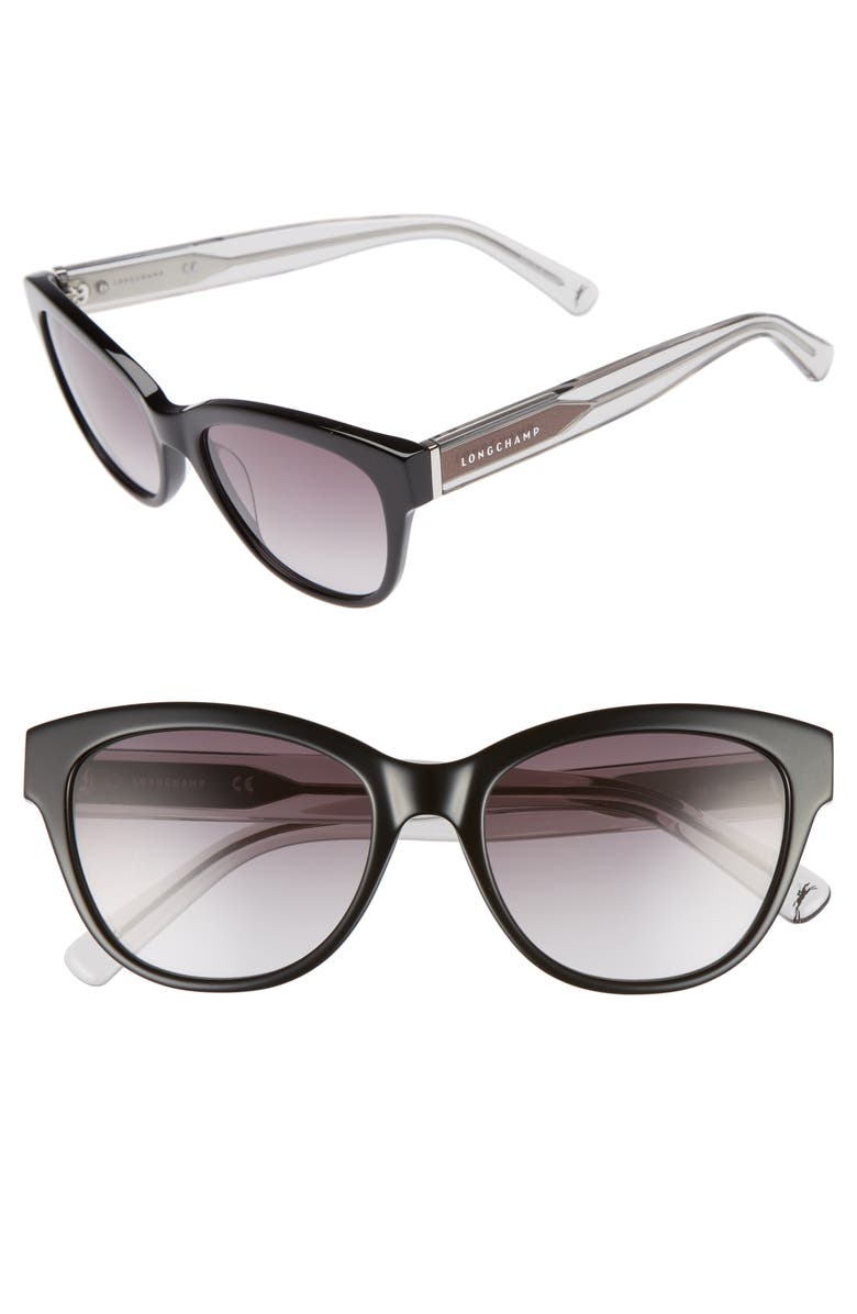 Longchamp 54mm Gradient Lens Sunglasses, Main, color, 