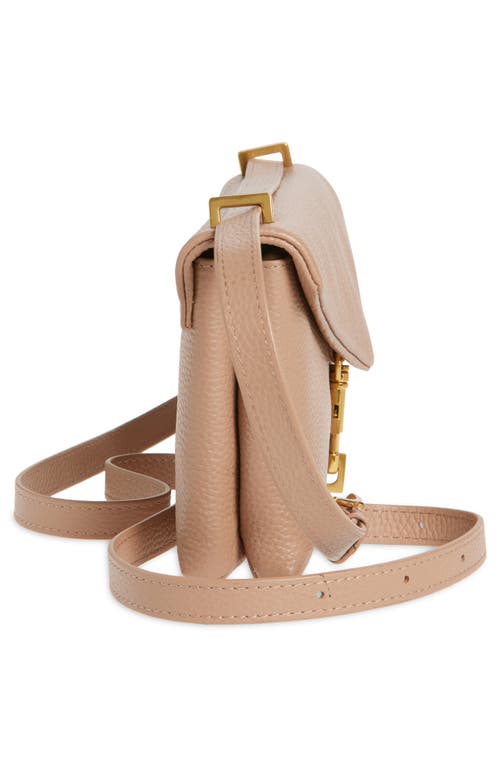 Rebecca Minkoff Megan Grained Leather East/west Crossbody Bag In Blushing