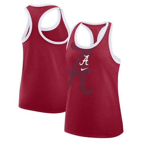 Women's Nike Crimson Alabama Crimson Tide Primetime Tri-Blend Racerback Tank Top