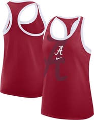 Nike Women's Nike Crimson Alabama Crimson Tide Primetime Tri-Blend Racerback Tank Top