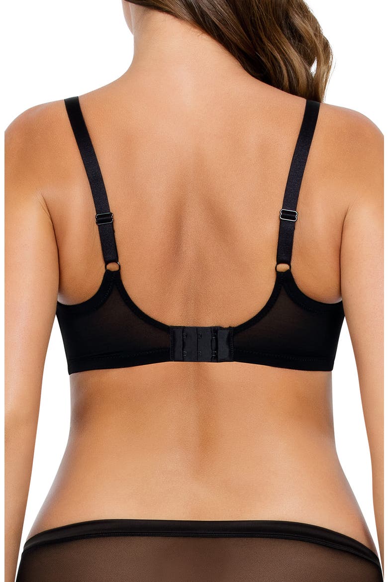 Lulu Underwire Bra, Alternate, color, BLACK