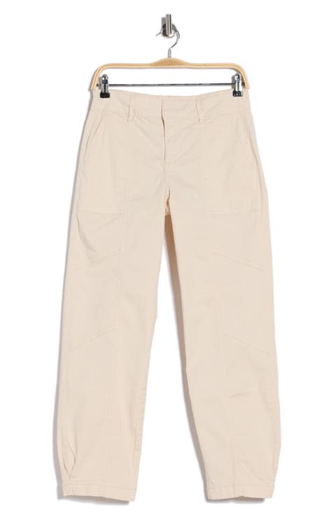 Sahara Tapered Stretch Cotton Utility Pants