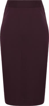 Reiss Flora Wool Blend Pencil Skirt