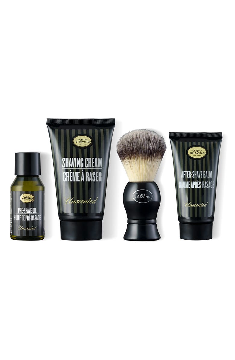 The Art of Shaving <sup>®</sup> The Gifted Groomer Unscented Shaving Set, Main, color,