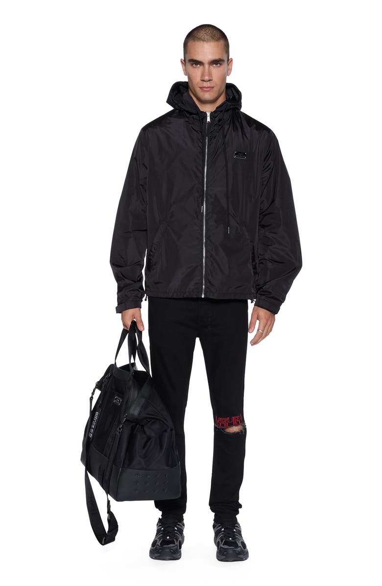 Ksubi Van Winkle Sting Skinny Jeans, Alternate, color, Black