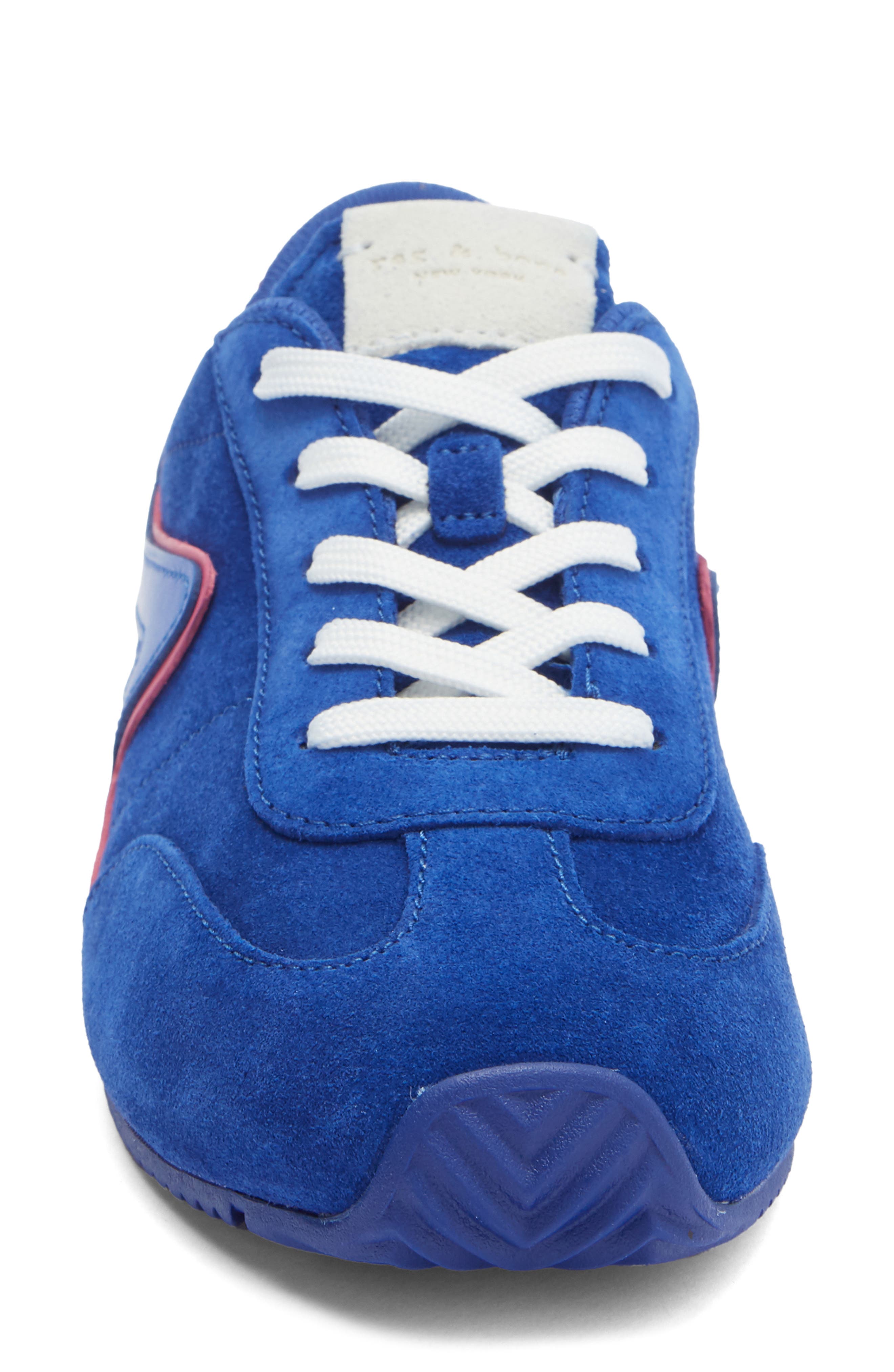 rag & bone Retro Runner Slim Ultra Sneaker, Alternate, color, Ultra Blue Suede