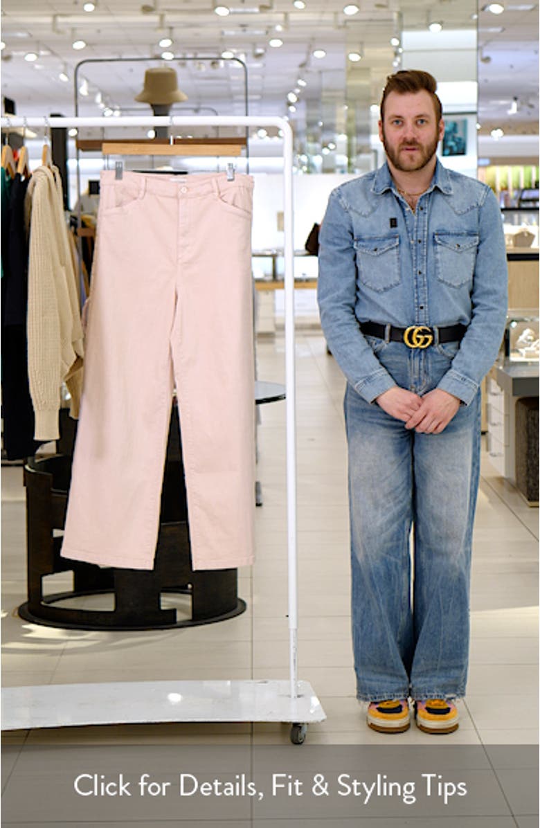 The Mischa Super High Waist Wide Leg Jeans, sales video thumbnail