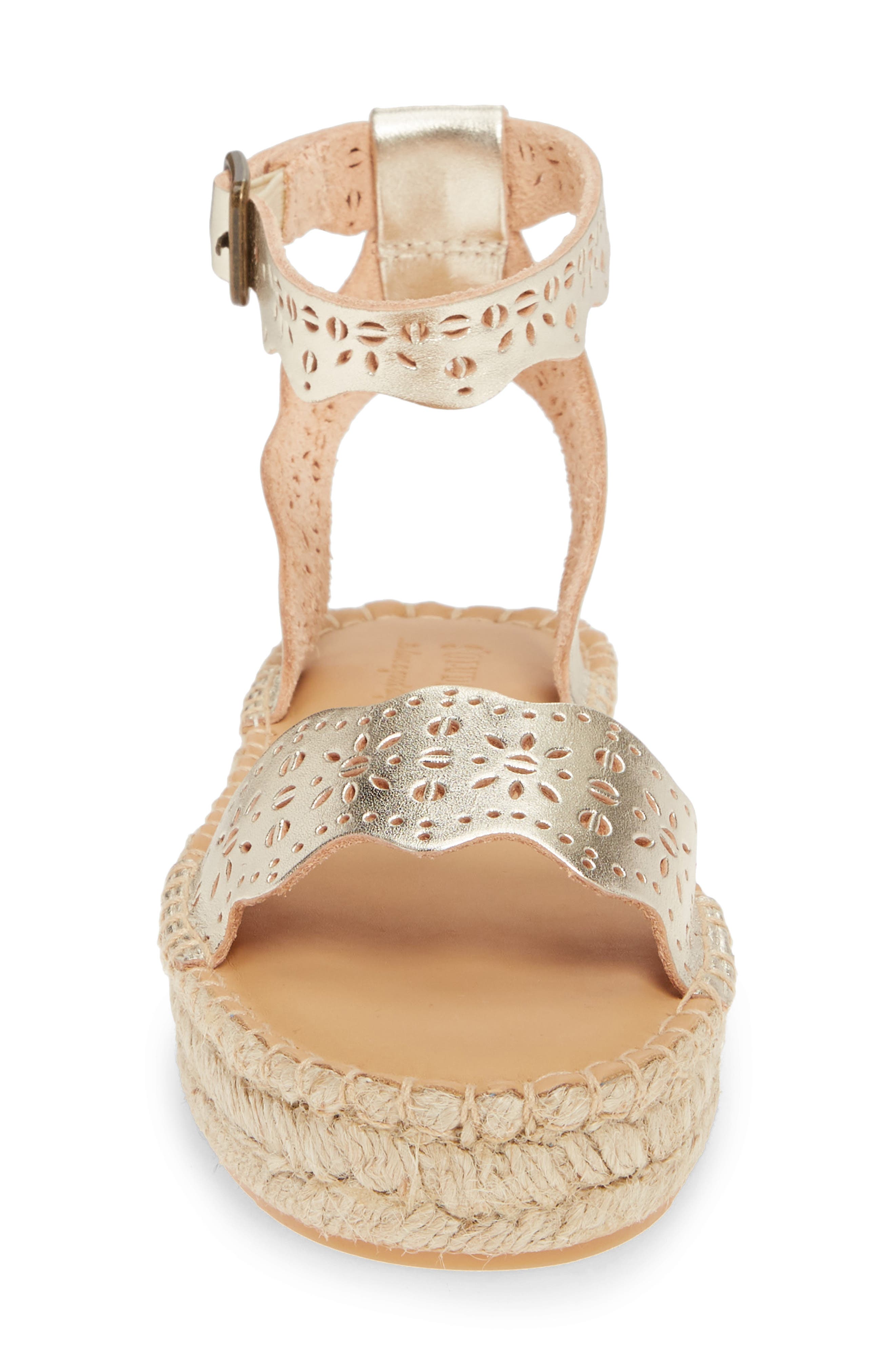 Soludos Cadiz Wave Platform Ankle Strap Sandal, Alternate, color, 