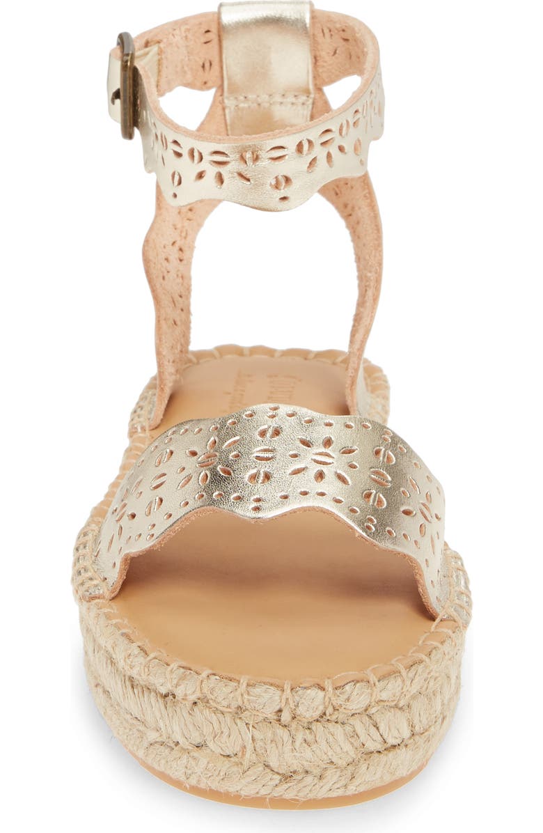 Soludos Cadiz Wave Platform Ankle Strap Sandal, Alternate, color,