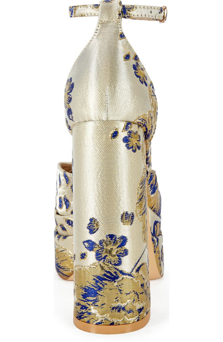 AZALEA WANG Zipphora Sandal, Alternate, color, Gold