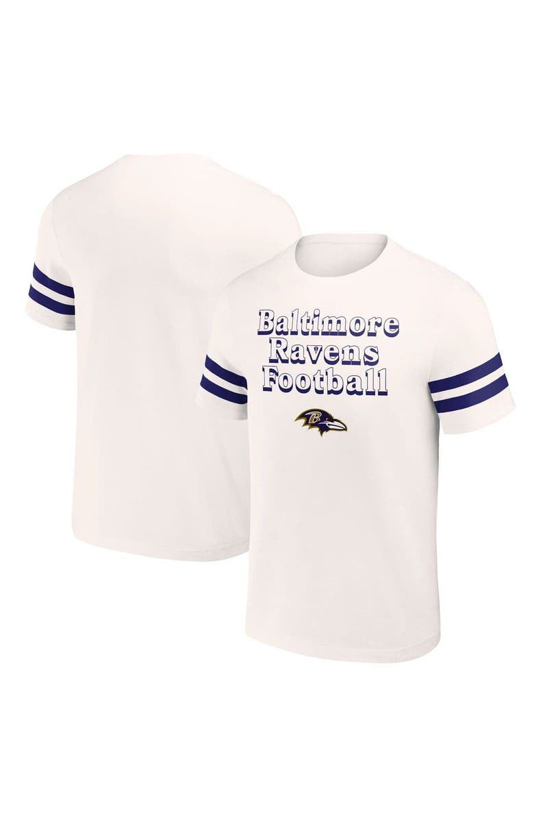 NFL X DARIUS RUCKER Men's NFL x Darius Rucker Collection by Fanatics Cream Baltimore Ravens Vintage T-Shirt, Main, color, Cream