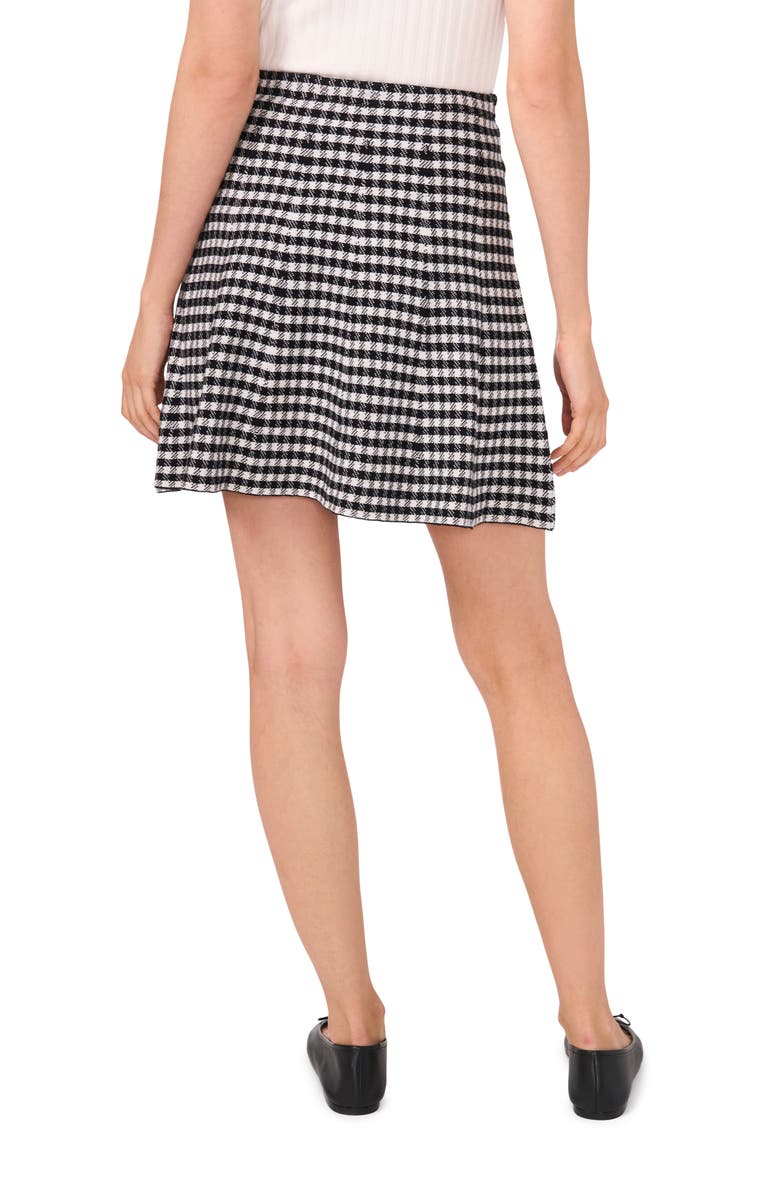 CeCe Check Sweater Skirt, Alternate, color, 