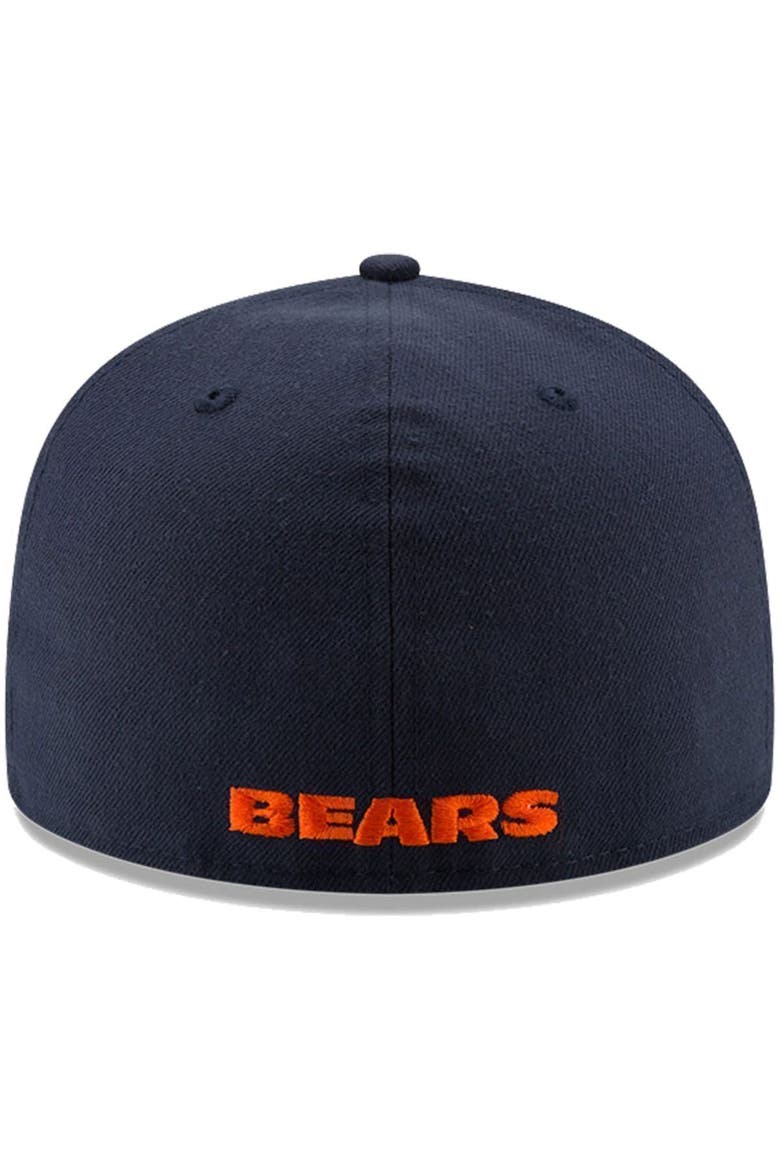 Men's New Era Navy Chicago Bears Team Basic 59FIFTY Fitted Hat, Alternate, color, NAVY