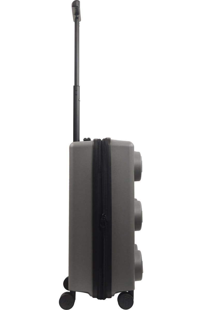 LEGO Signature Brick 2x3 Trolley Expandable 21.5 inch carry-on luggage, Alternate, color, Grey