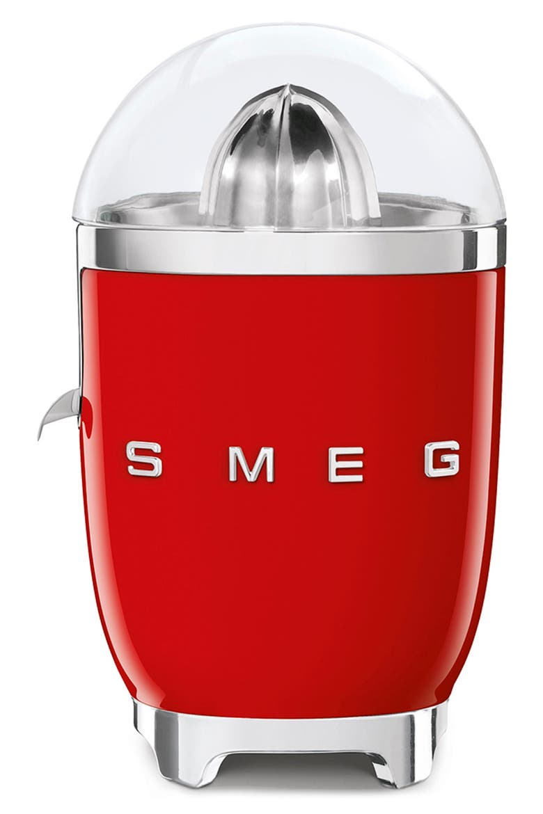 Retro Style Citrus Juicer, Main, color, RED