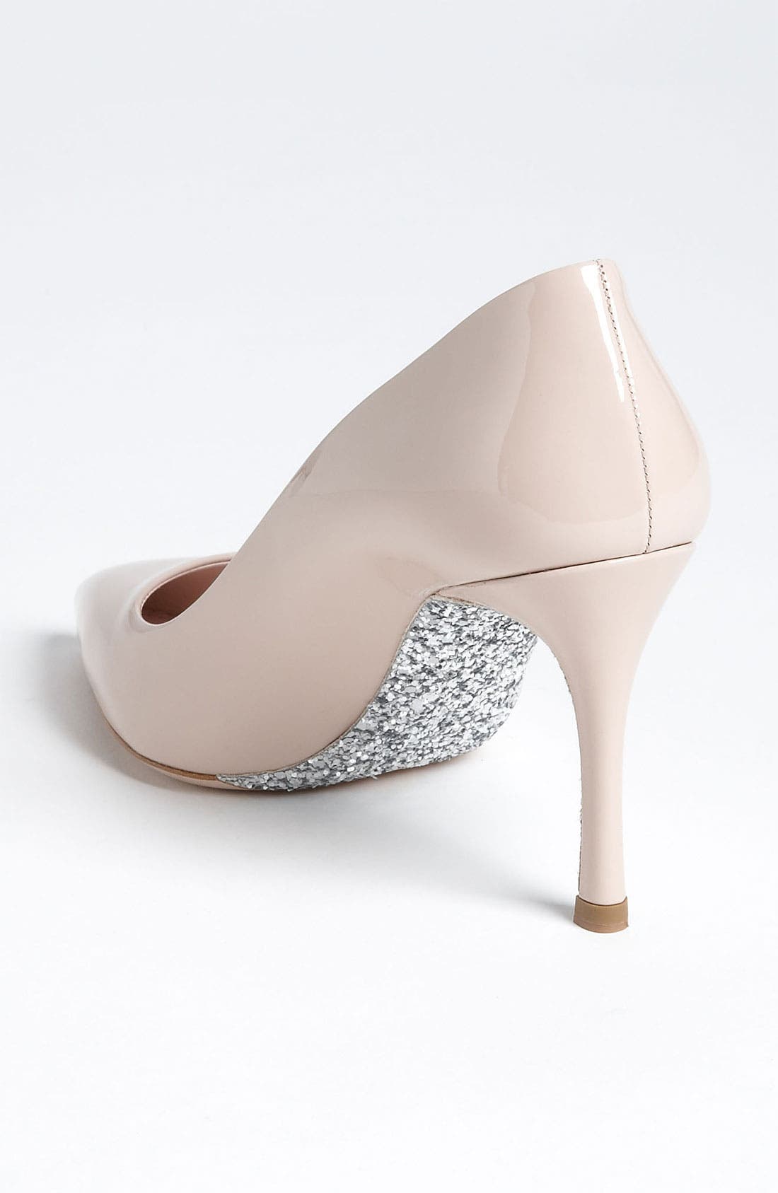 Miu Miu Glitter Sole Pointy Toe Pump, Alternate, color, 