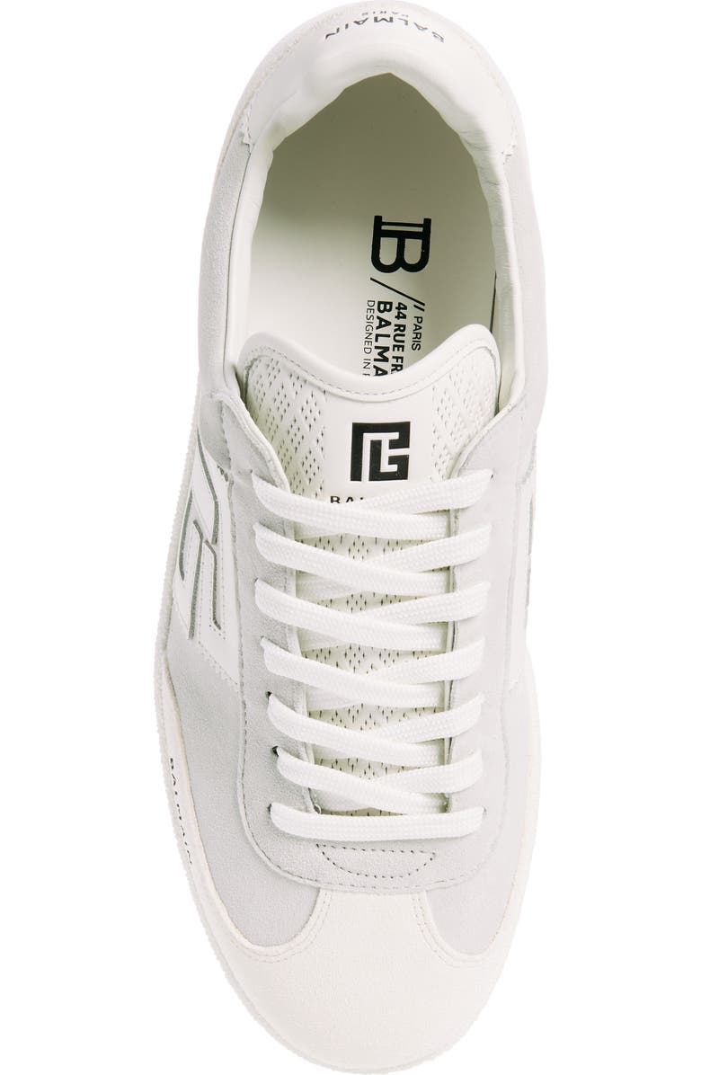 Balmain Swan Sneaker, Alternate, color,