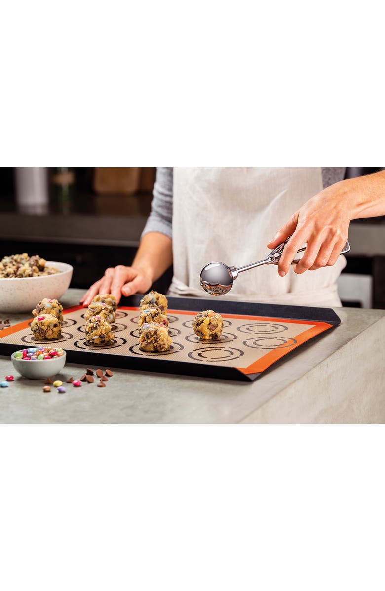 Silpat Perfect Cookie Non-Stick Silicone Baking Mat, 11-5/8" x 16-1/2", Alternate, color, Orange