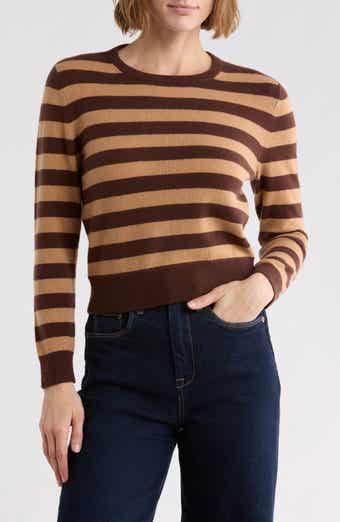 Carolann Striped Cashmere Sweater