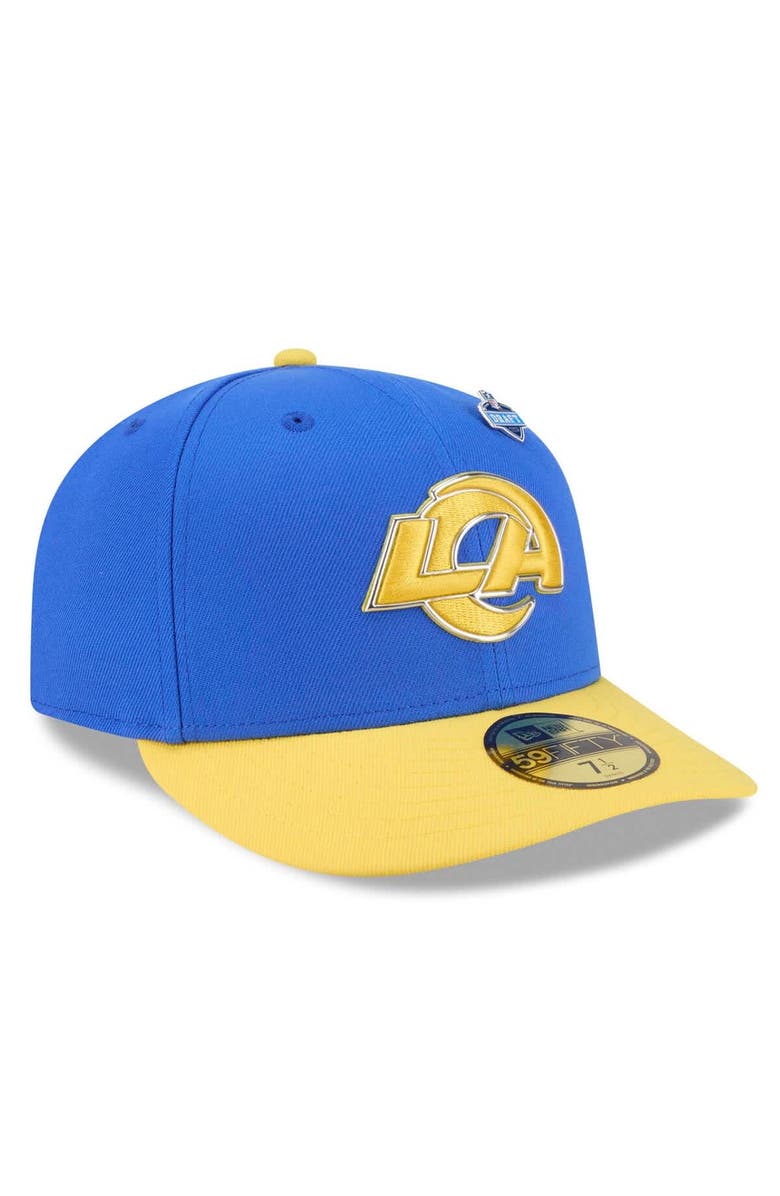 New Era Men's New Era Royal/Gold Los Angeles Rams 2026 NFL Draft 59FIFTY Fitted Hat, Alternate, color, Royal
