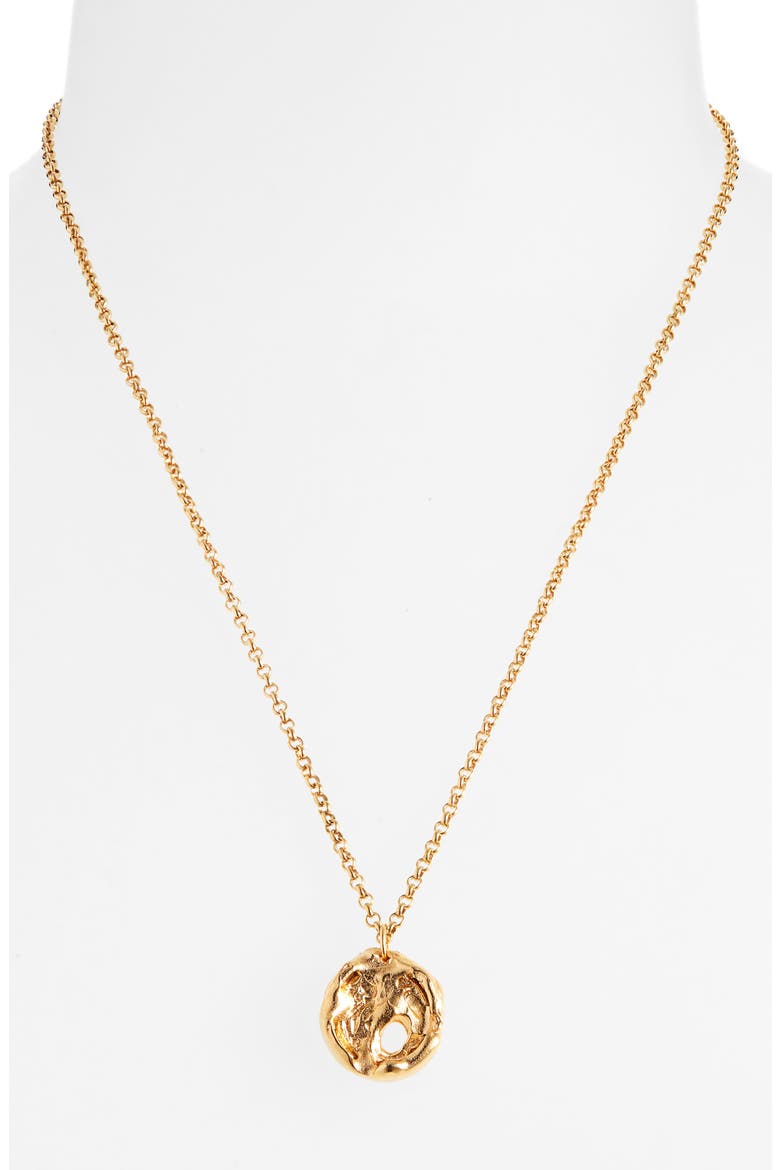 The Evening Shadow Pendant Necklace, Alternate, color, GOLD